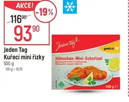 Globus Jeden Tag Kuřecí mini řízky nabídka