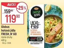 Globus Globus hotová jídla FRESH,N' GO nabídka