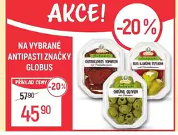 Globus Na vybrané antipasti značky Globus nabídka