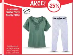 Globus PREGO Na vybrané dámské oděvy značky nabídka