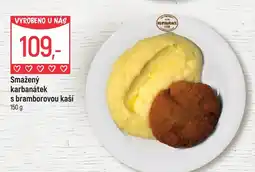 Globus Smažený karbanátek s bramborovou kaší nabídka
