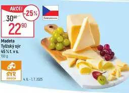 Globus Madeta Tylžský sýr 45% t.v.s nabídka