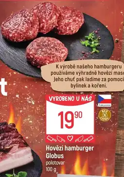 Globus Hovězí hamburger Globus nabídka