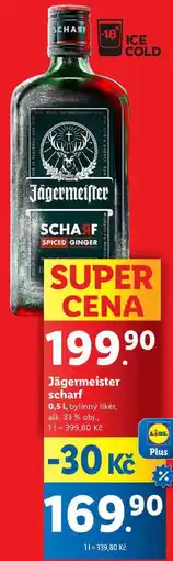 Lidl Jägermeister scharf, 0,5 l nabídka