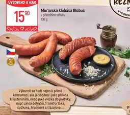 Globus Moravská klobása Globus nabídka