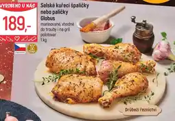Globus Selské kuřecí špalíčky nebo paličky Globus nabídka