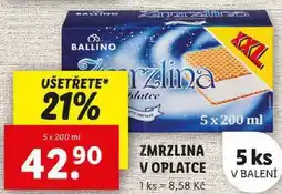 Lidl ZMRZLINA V OPLATCE, 5x 200 ml nabídka