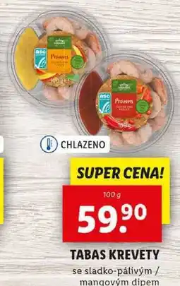 Lidl TABAS KREVETY, 100 g nabídka