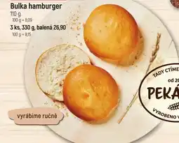 Globus Bulka hamburger nabídka