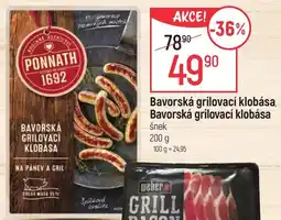 Globus Bavorská grilovací klobása, Bavorská grilovací klobása nabídka