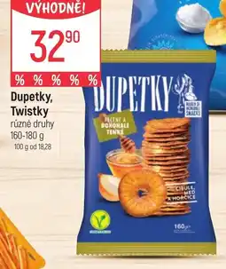 Globus DUPETKY, Twistky nabídka