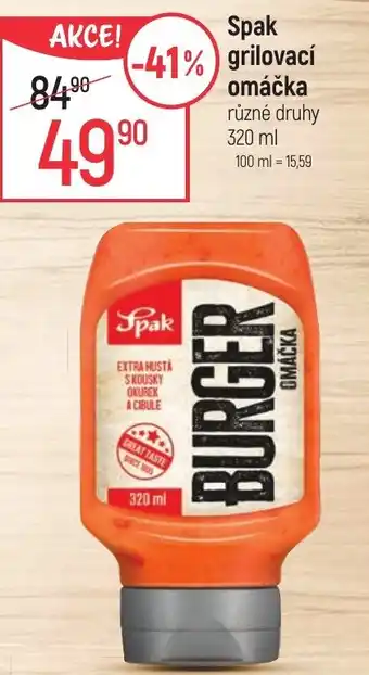 Globus SPAK grilovací omáčka nabídka