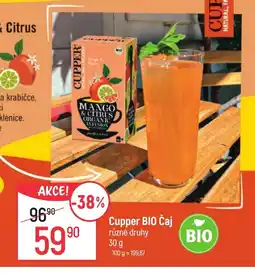 Globus Cupper BIO Čaj nabídka