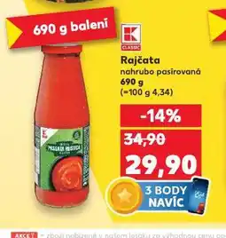 Kaufland Rajčata nahrubo pasírovaná nabídka