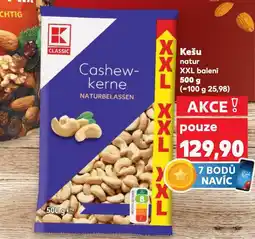 Kaufland Kešu natural nabídka