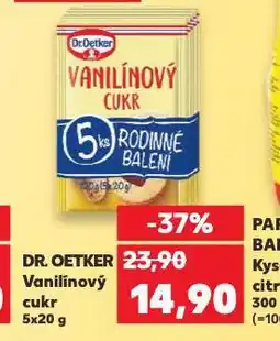 Kaufland Dr. oetker vanilinínový cukr nabídka