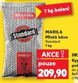 Kaufland Marila standard mletá káva nabídka