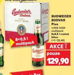 Kaufland Pivo budweiser budvar original nabídka