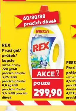 Kaufland Rex prací prostředek nabídka