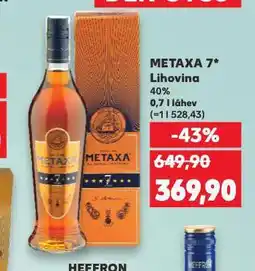 Kaufland Metaxa 7 nabídka