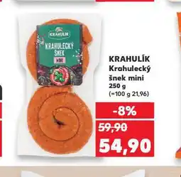 Kaufland Krahulecký šnek mini nabídka