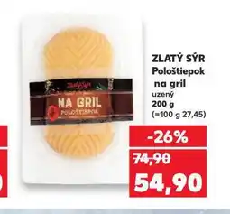 Kaufland Zlatý sýr polooštiepok na gril nabídka