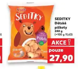 Kaufland Seditaky dětské piškoty nabídka