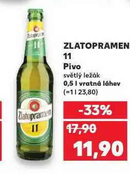 Kaufland Pivo zlatopramen 11 nabídka