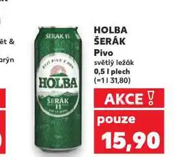 Kaufland Pivo holba šerák nabídka