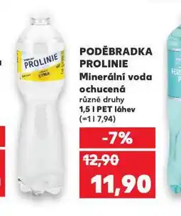Kaufland Poděbradka prolinie ochucená nabídka