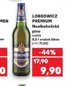 Kaufland Pivo lobkowicz premium nealko nabídka