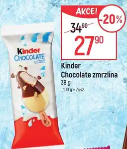 Globus Kinder Chocolate zmrzlina nabídka