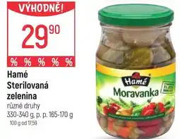 Globus Hamé Sterilovaná zelenina nabídka
