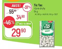 Globus Tic Tac nabídka