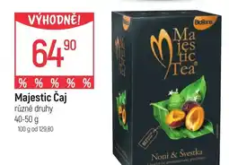Globus Majestic Čaj nabídka