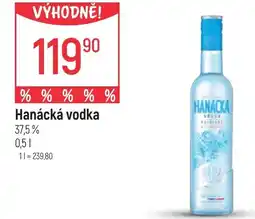 Globus Hanácká vodka nabídka
