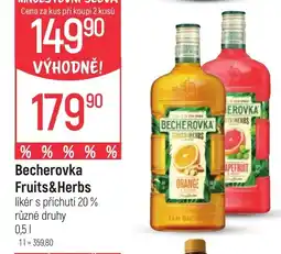 Globus Becherovka Fruits &Herbs nabídka