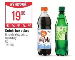 Globus Kofola bez cukru nabídka