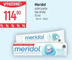 Globus Meridol zubní pasta nabídka