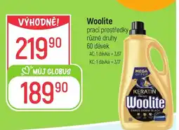 Globus Woolite prací prostředky nabídka