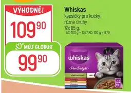Globus Whiskas kapsičky pro kočky nabídka