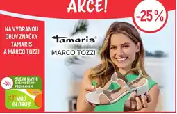 Globus Na vybranou obuv značky Tamaris a Marco Tozzi nabídka