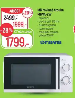 Globus Mikrovlnná trouba MIWA-2W nabídka