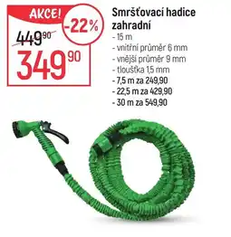 Globus Smršťovací hadice zahradní nabídka