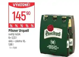 Globus Pilsner Urquell nabídka