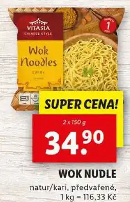 Lidl WOK NUDLE, 2x 150 g nabídka