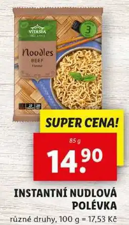 Lidl INSTANTNÍ NUDLOVÁ POLÉVKA, 85 g nabídka