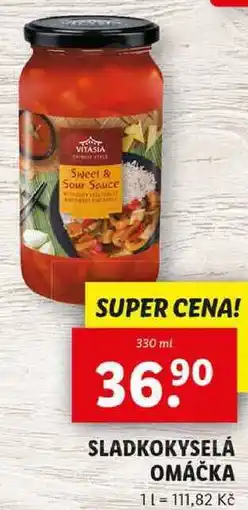 Lidl SLADKOKYSELÁ OMÁČKA, 330 ml nabídka
