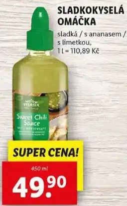 Lidl SLADKOKYSELÁ OMÁČKA, 450 ml nabídka