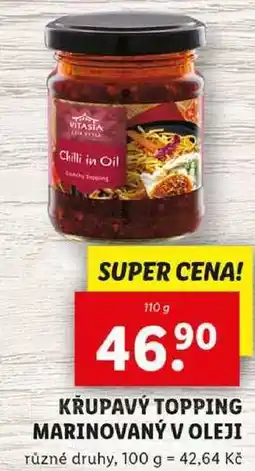 Lidl KŘUPAVÝ TOPPING MARINOVANÝ V OLEJI, 110 g nabídka